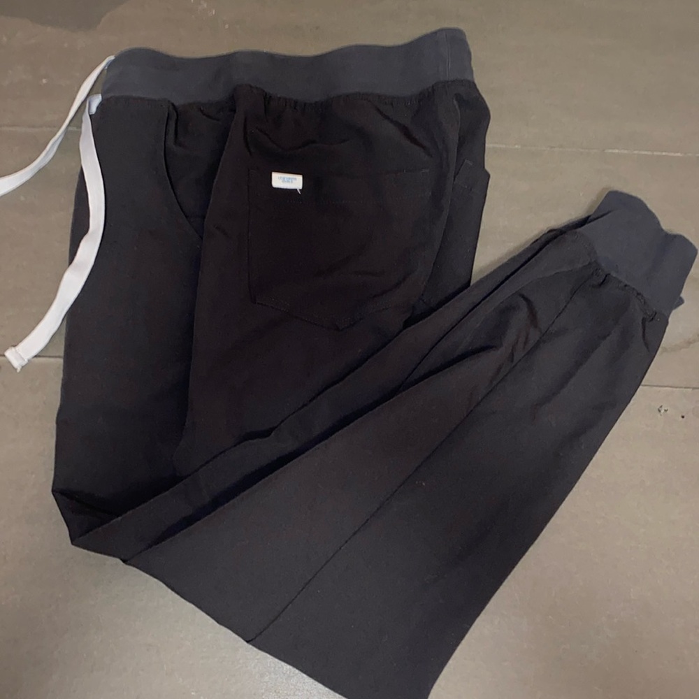 Uniforms World XS Black Draw String Joggers